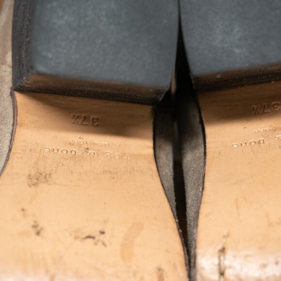 RAG & BONE Size 37.5 EUR US 7 Brown Suede Buckle Ankle Fashion Boots Bootie - Picture 6 of 7